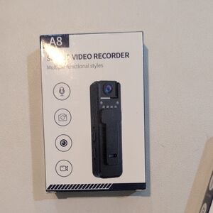 A8 Digital Voice Recorder - Sleek Black Design